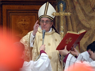 Thánh lễ đầu tiên của Đức tân Giáo hoàng đồng tế với các Hồng y